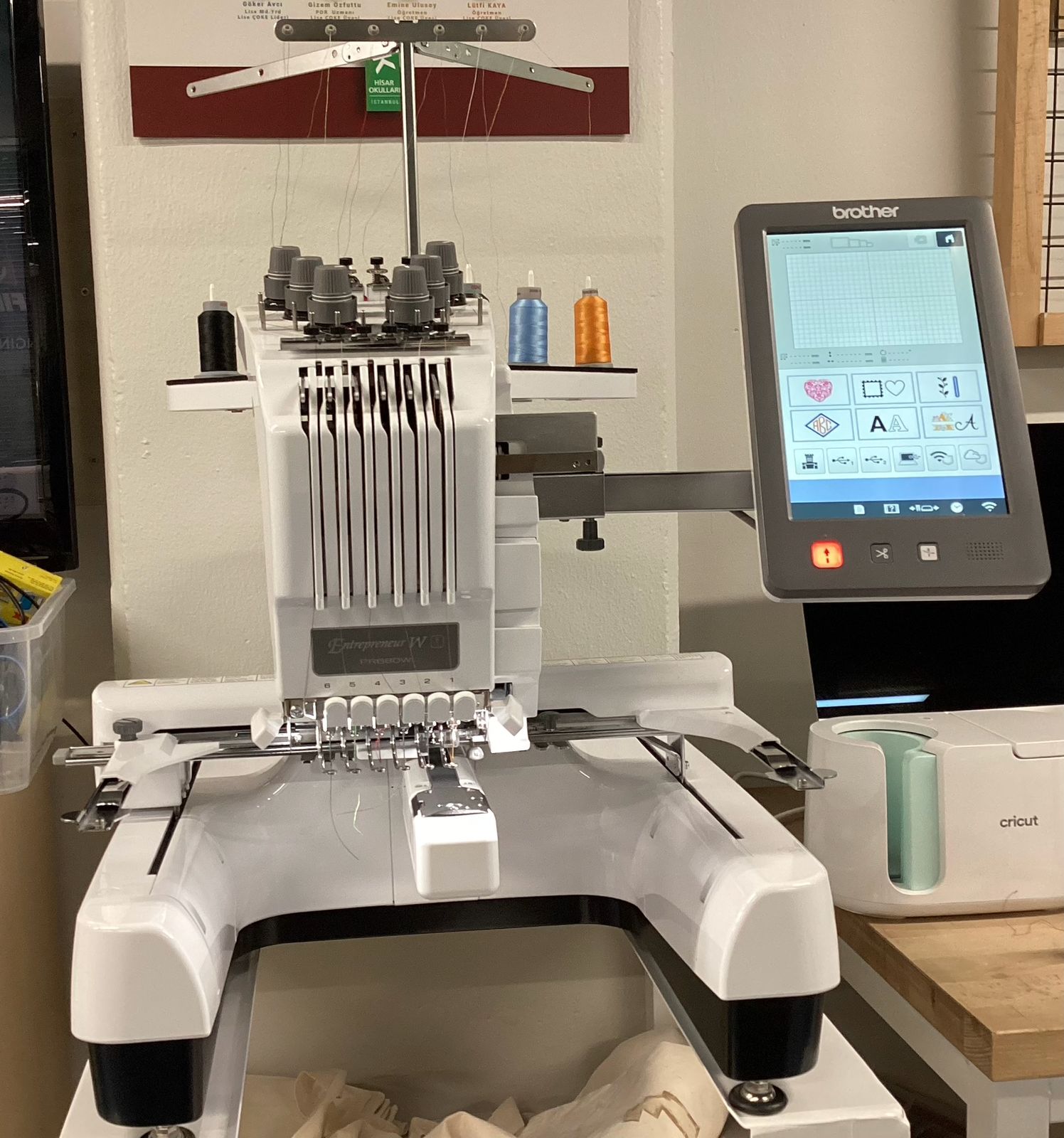 Brother PR680W embroidery machine