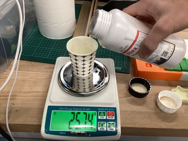Pouring Hardener