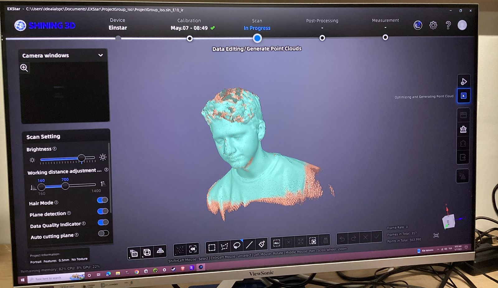 Final Orientation and Plane Adjustment