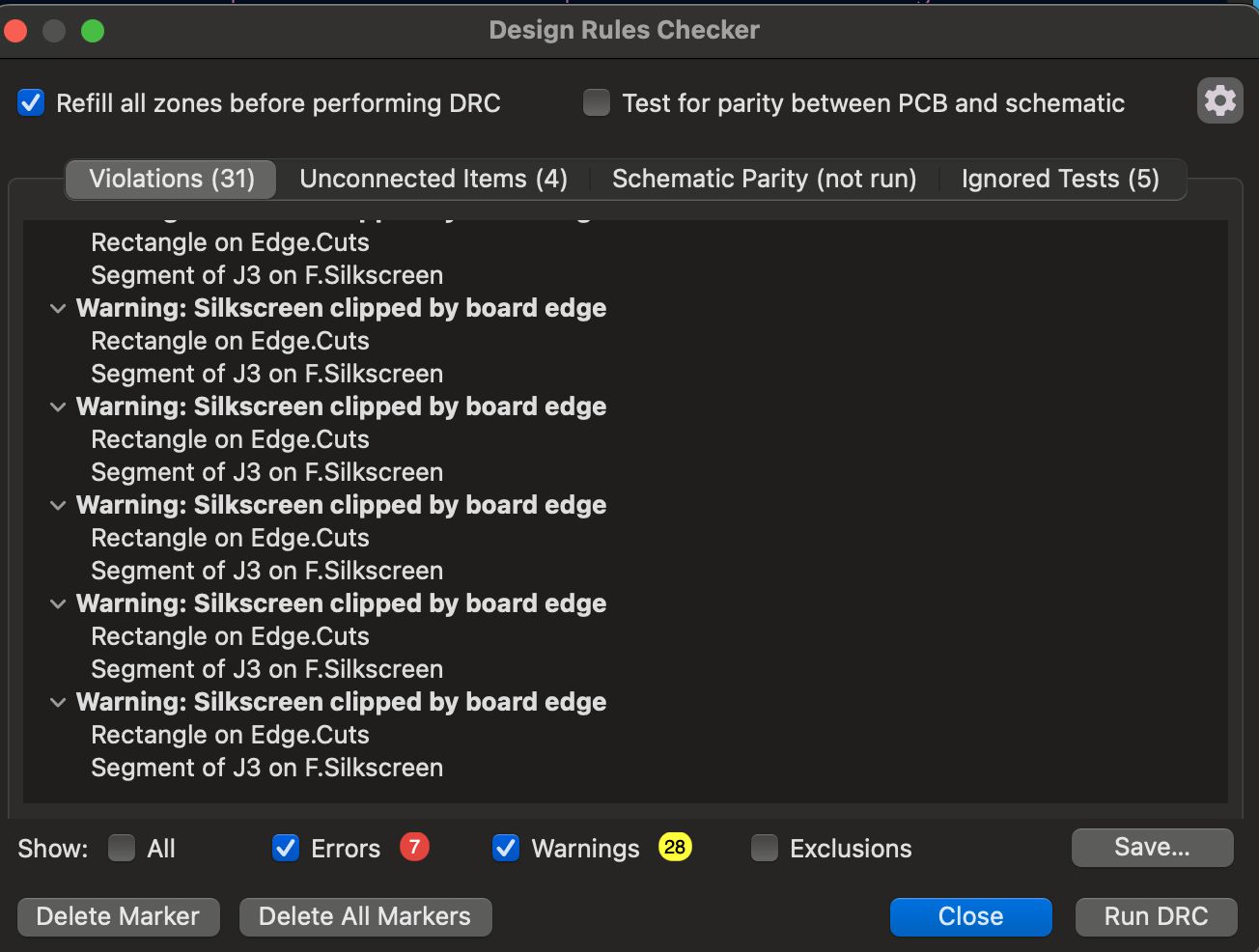 Initial DRC