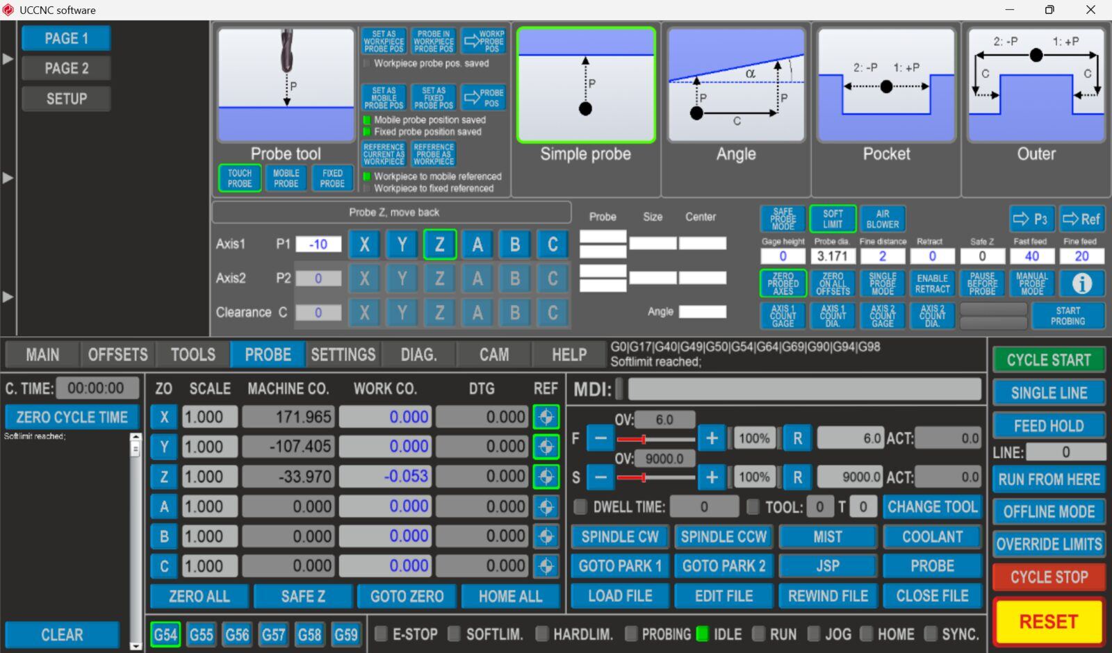Probe interface