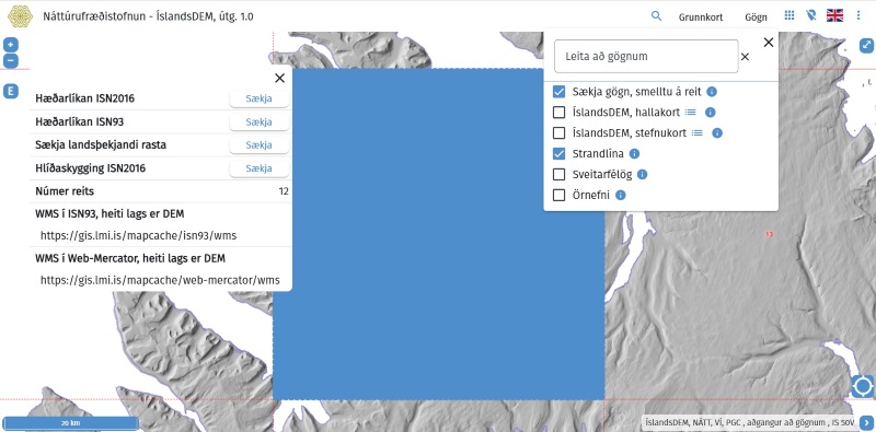 Downloading map