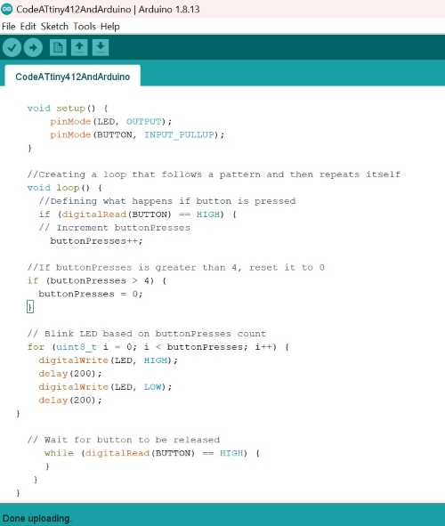 Arduino IDE interface