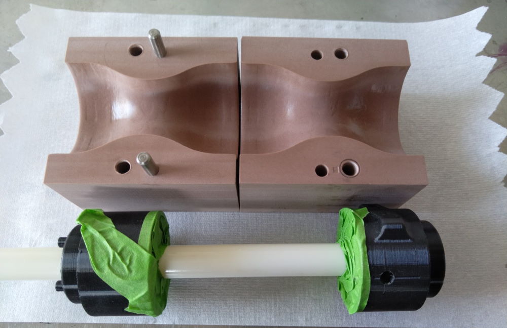 Three piece mould