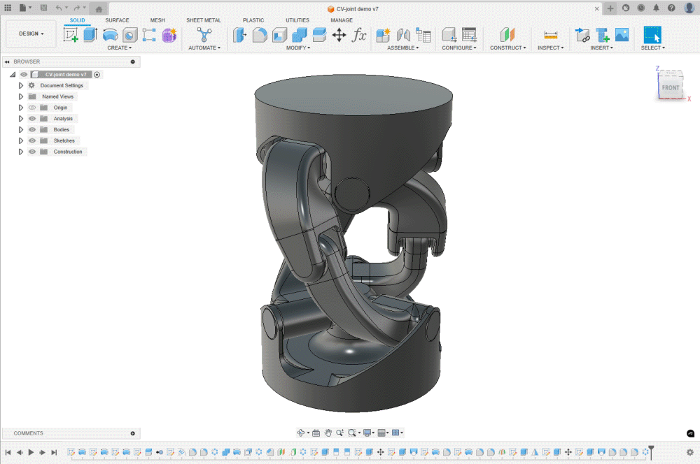 Harris joint in Fusion