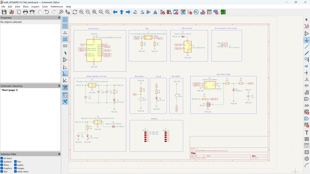 KiCAD schematic