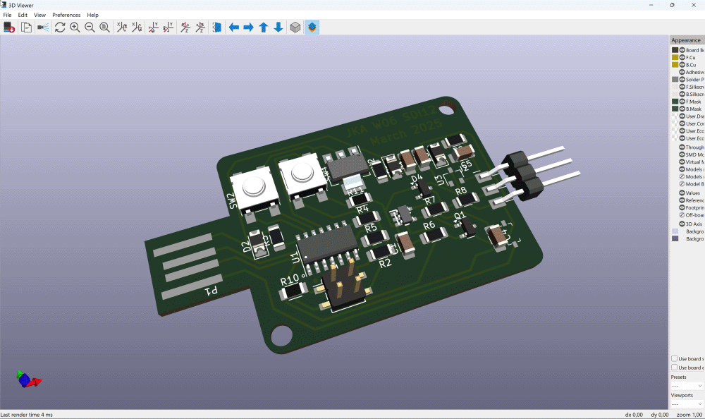 3D PCB Model