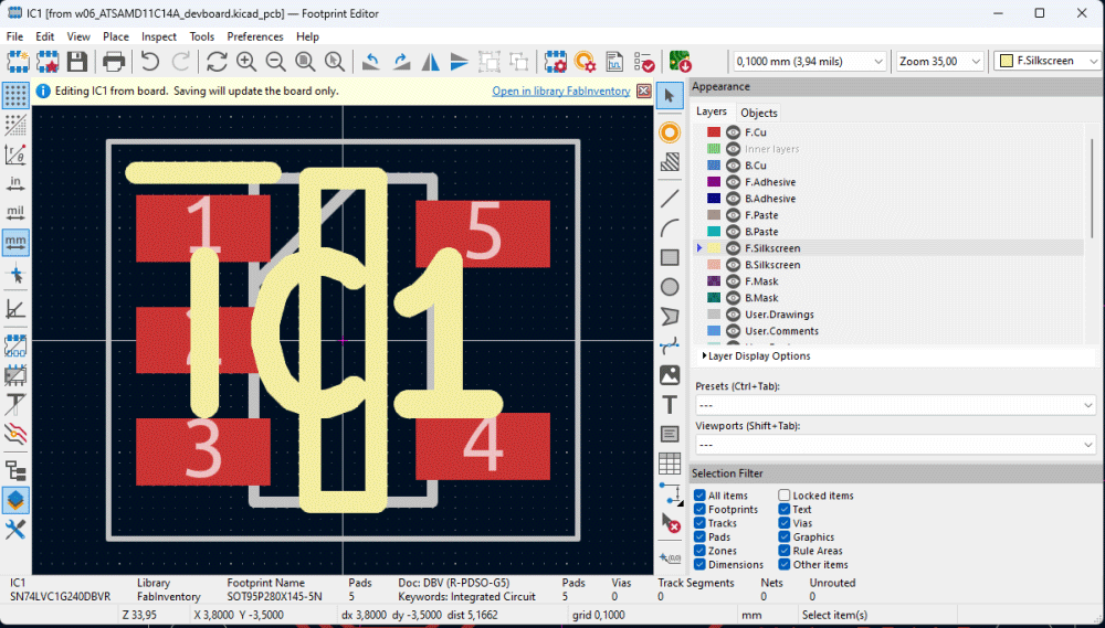 Footprint Editor