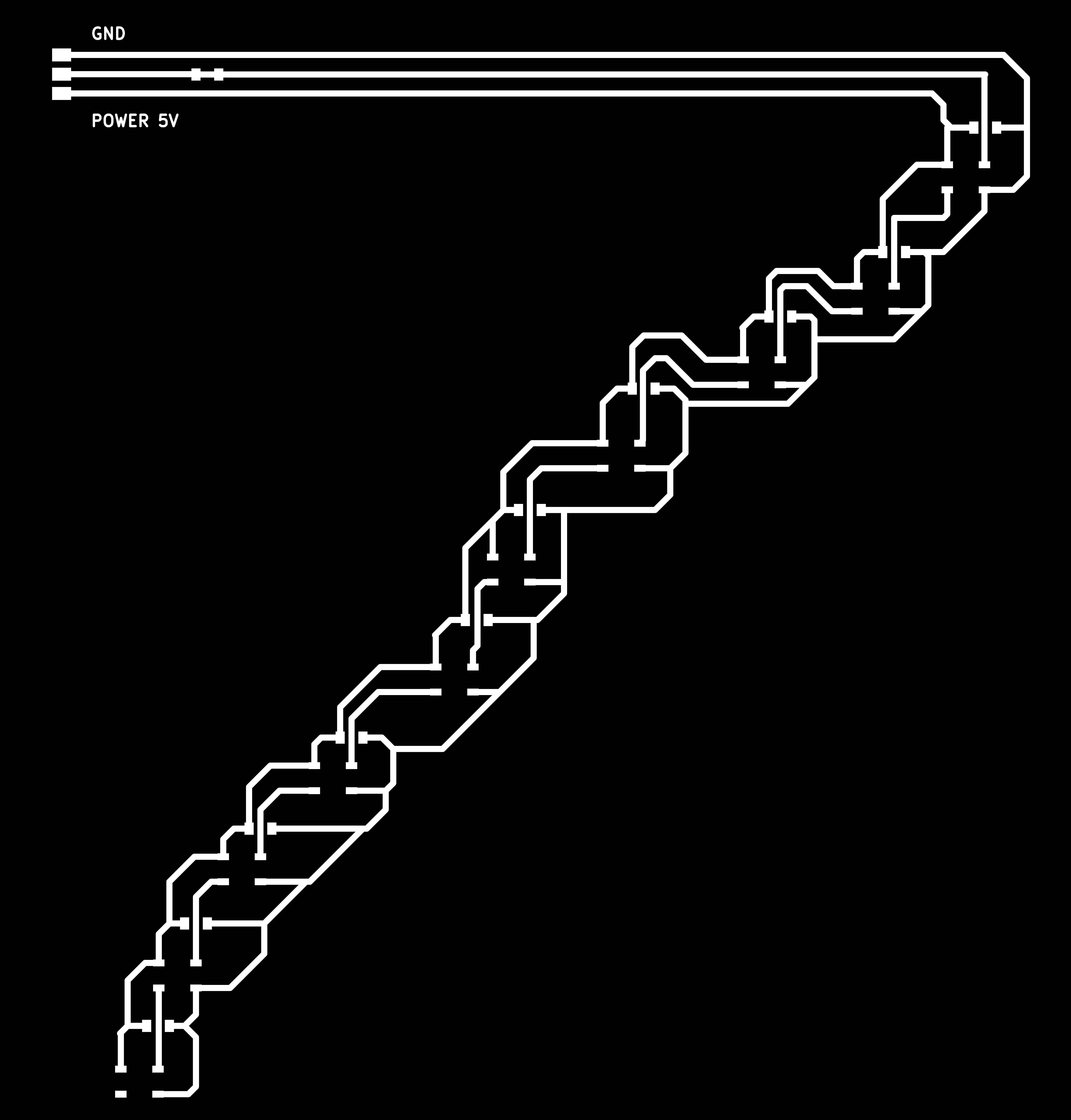 Traces for Neopixel PCB