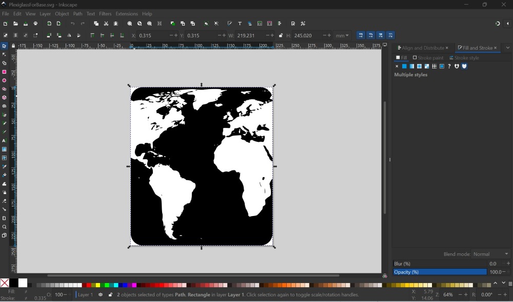 Inkscape interface