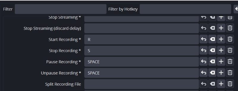 Hotkeys