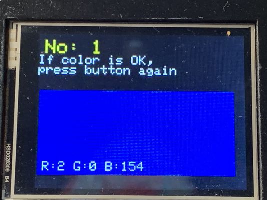 Setting menu