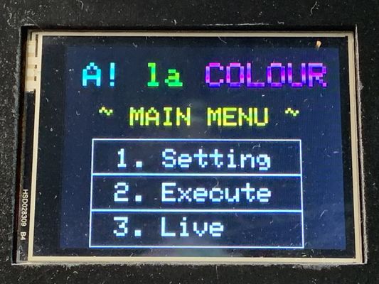 Main menu