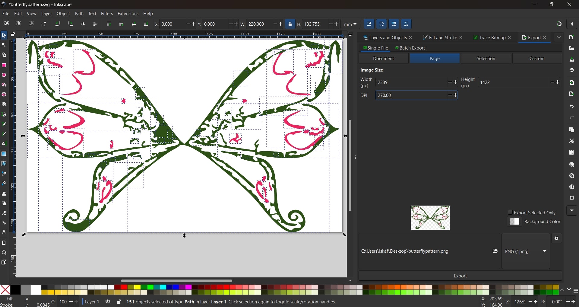 DPIincreaseinkscape