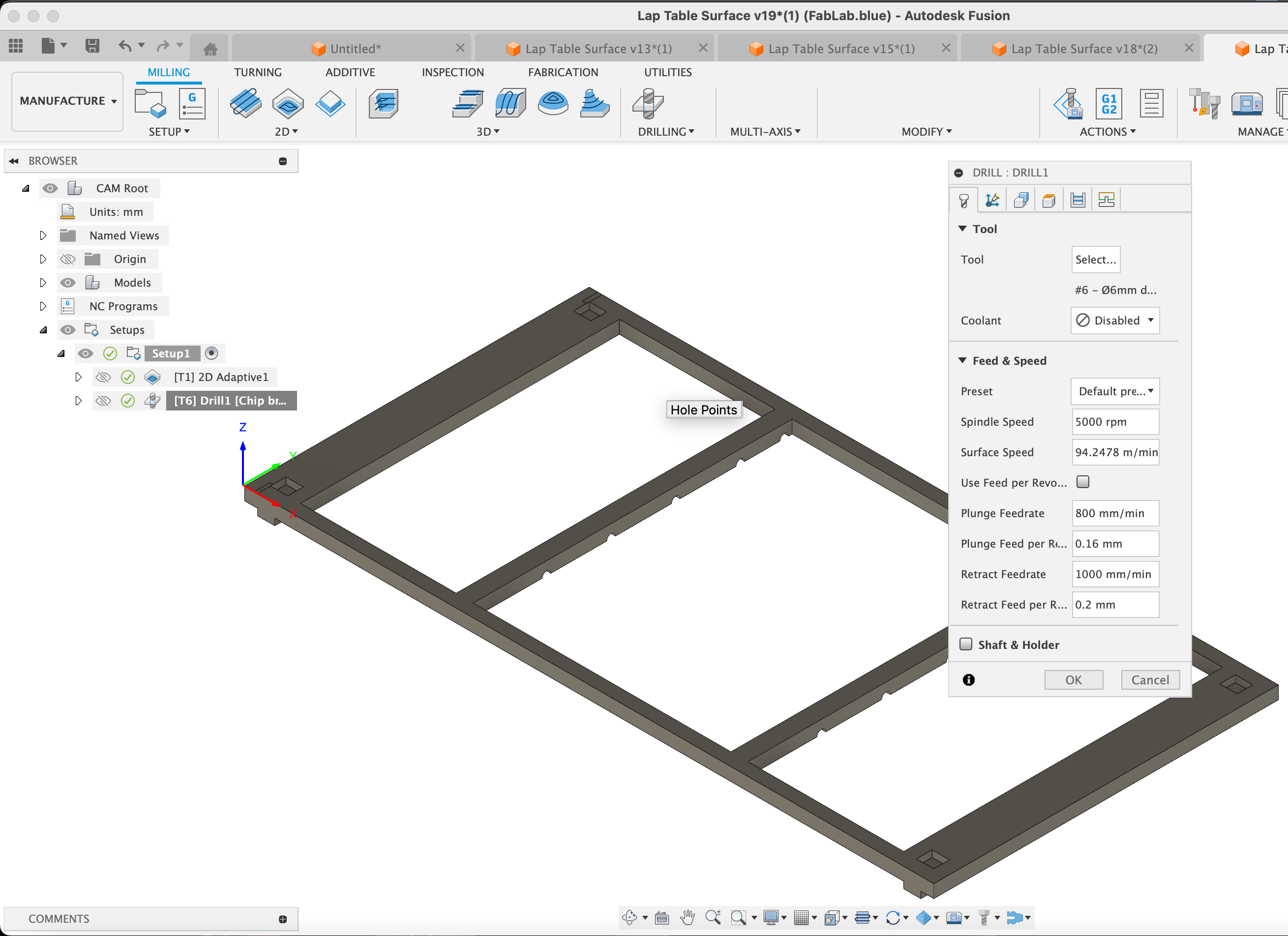 DrillToolSetting