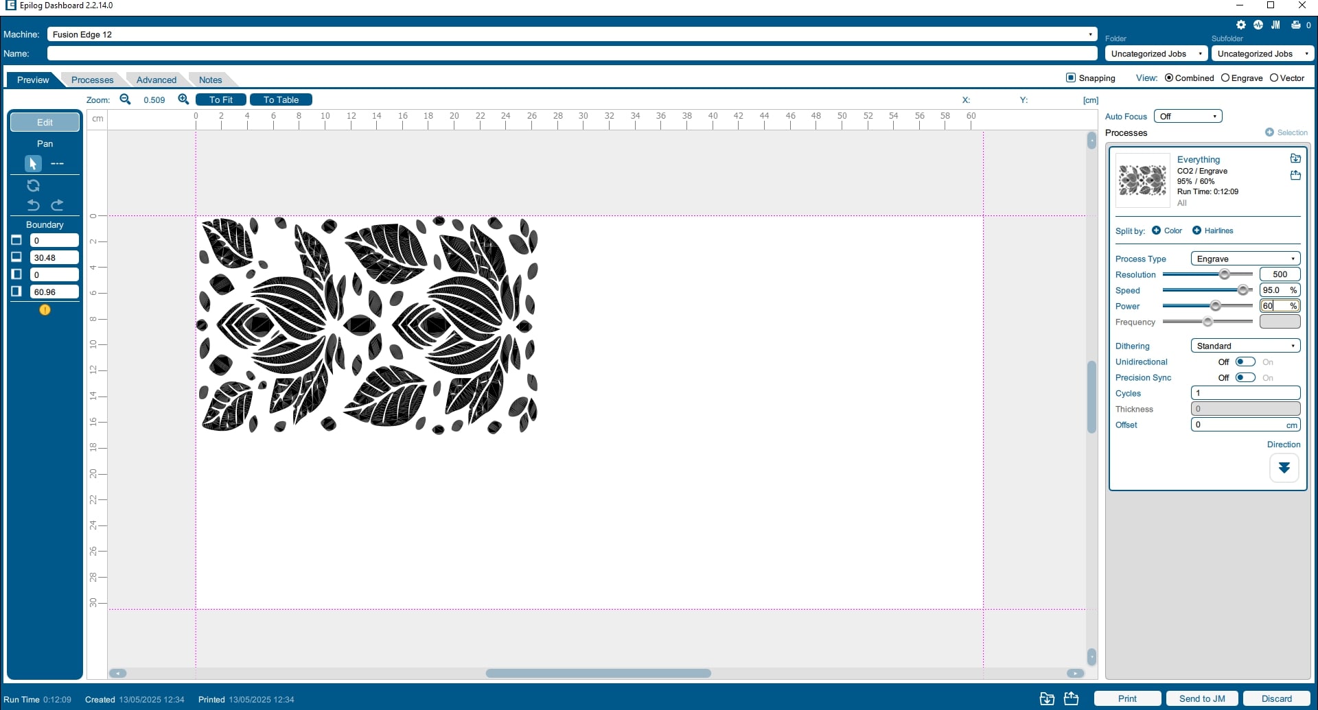 Lasercutparameterstreepattern
