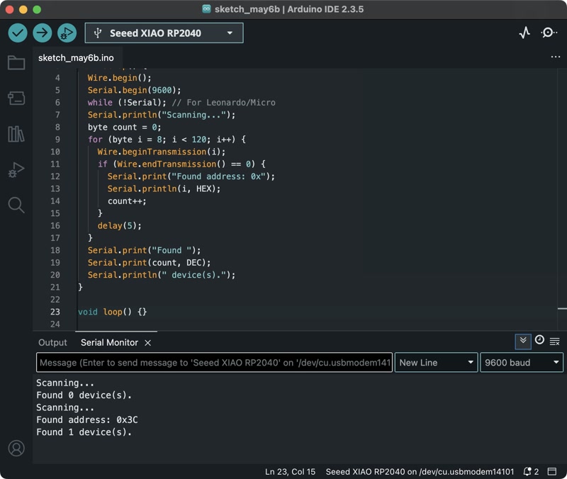 I2Cscanner