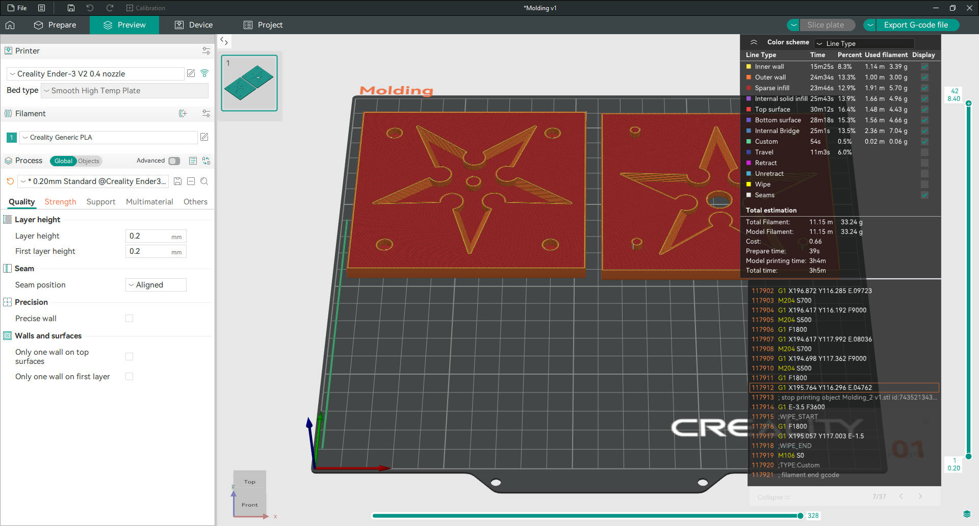 OrcaSlicer 3D printing setup