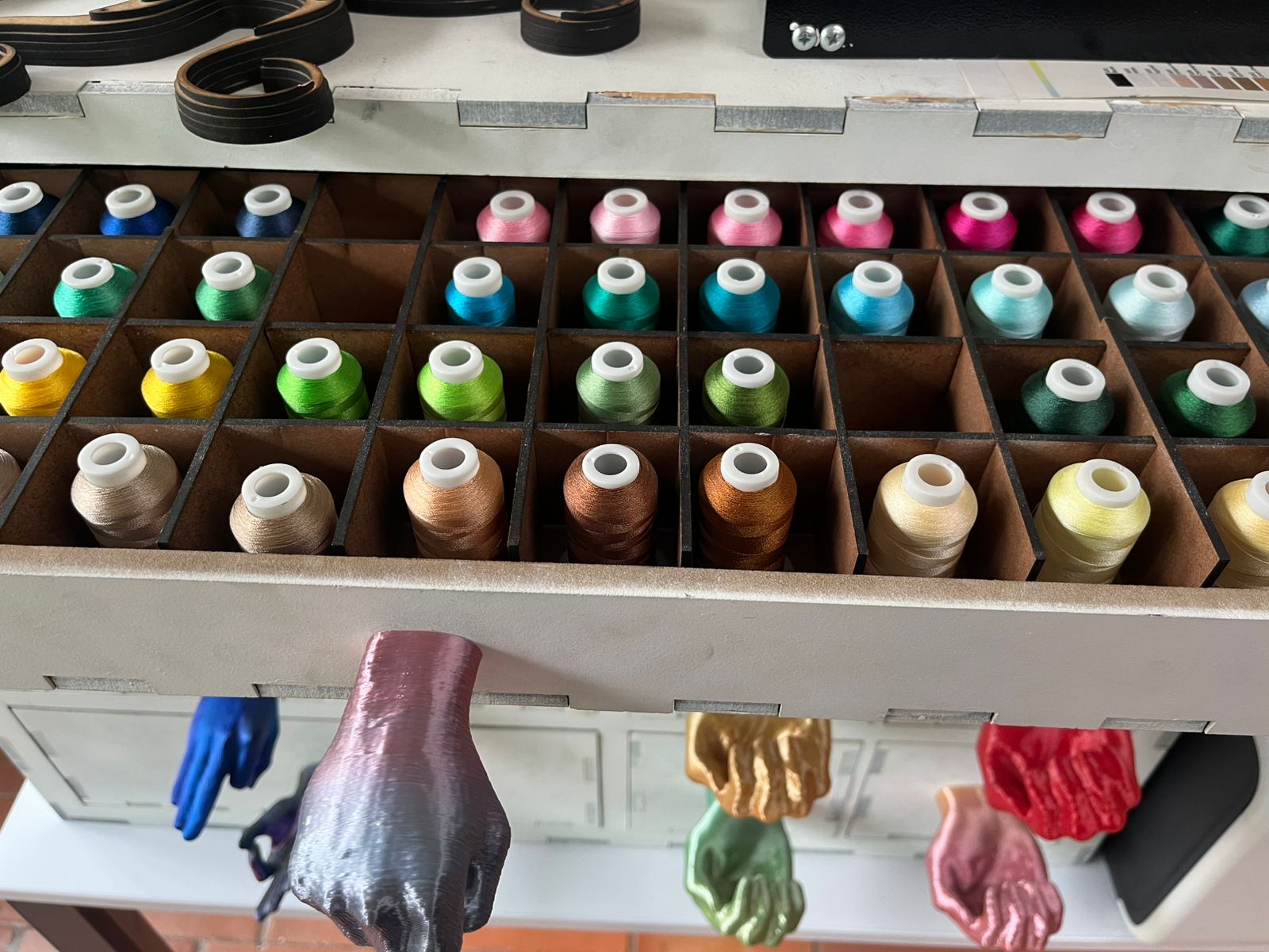 Thread color selection for embroidery