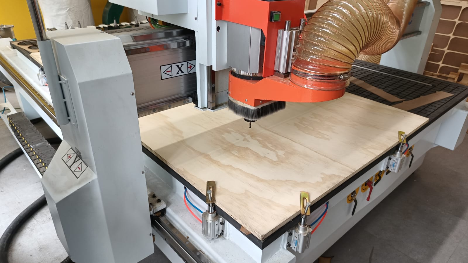 CNC machine configured and ready