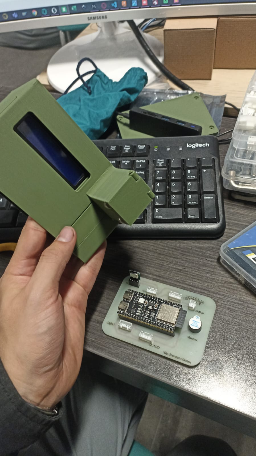Case and PCB unmounted