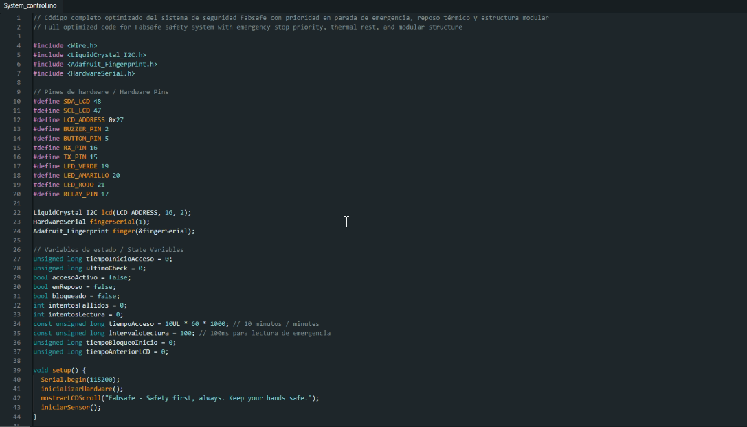 Modular code structure diagram