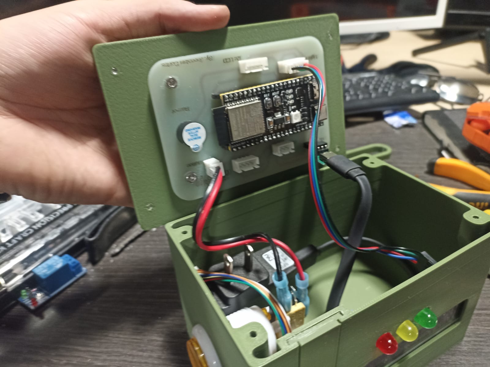 3D printed base for PCB