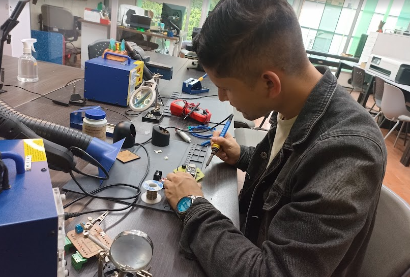 Manual soldering of final PCB