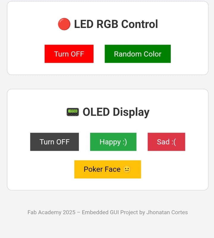 User Interface Screenshot