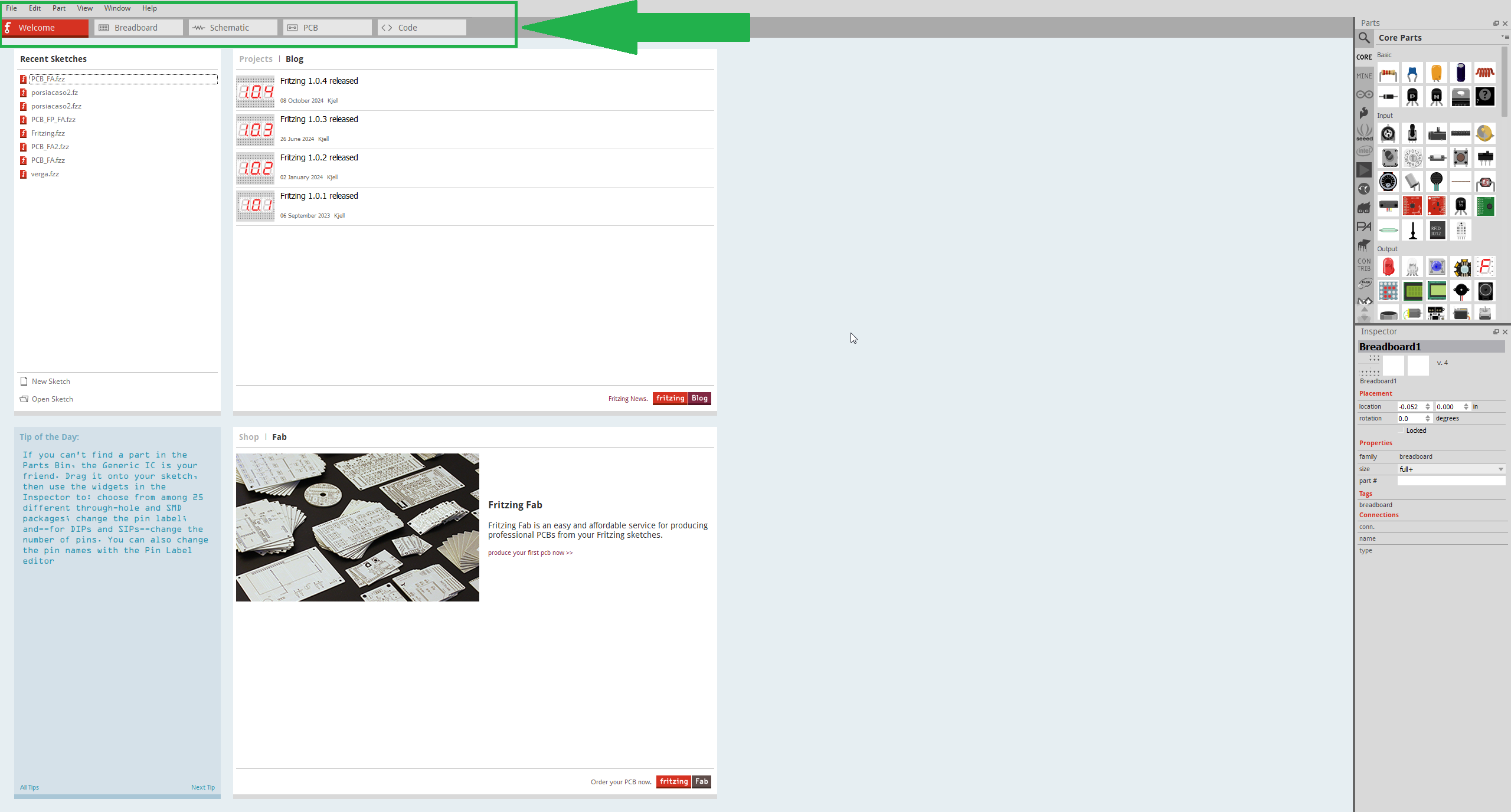 Toolbar Highlight