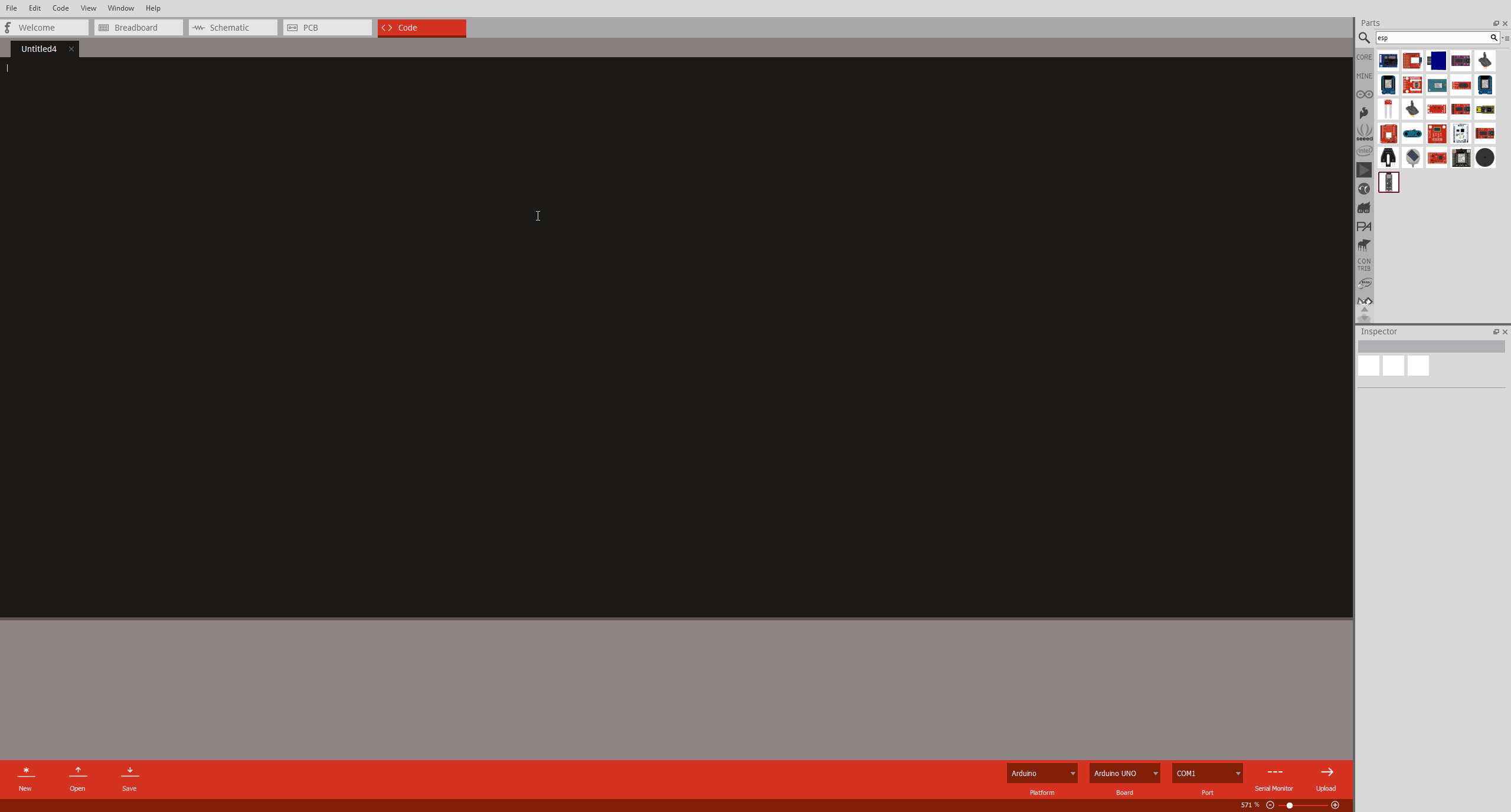 Code Tab