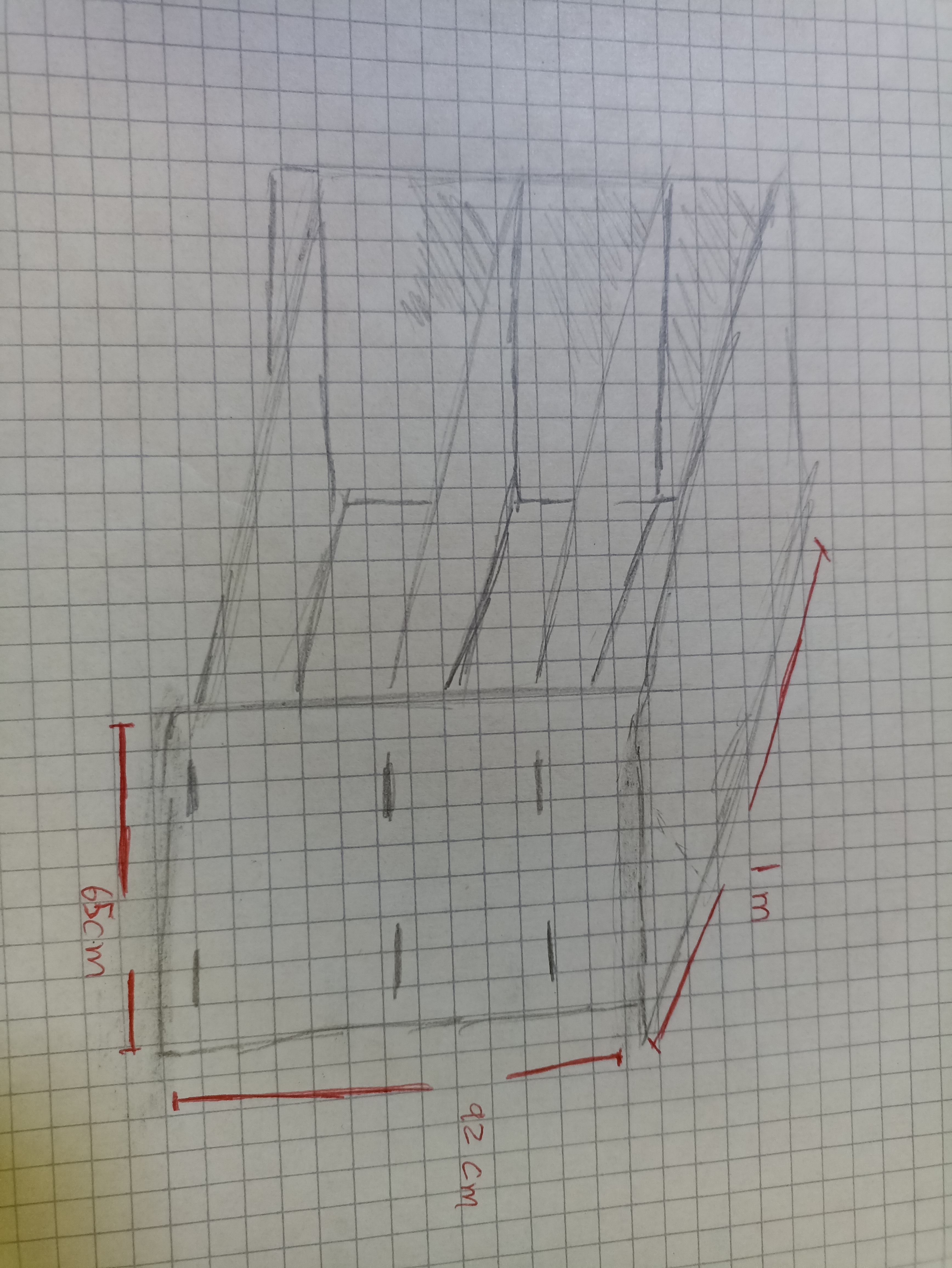 Full furniture paper sketch