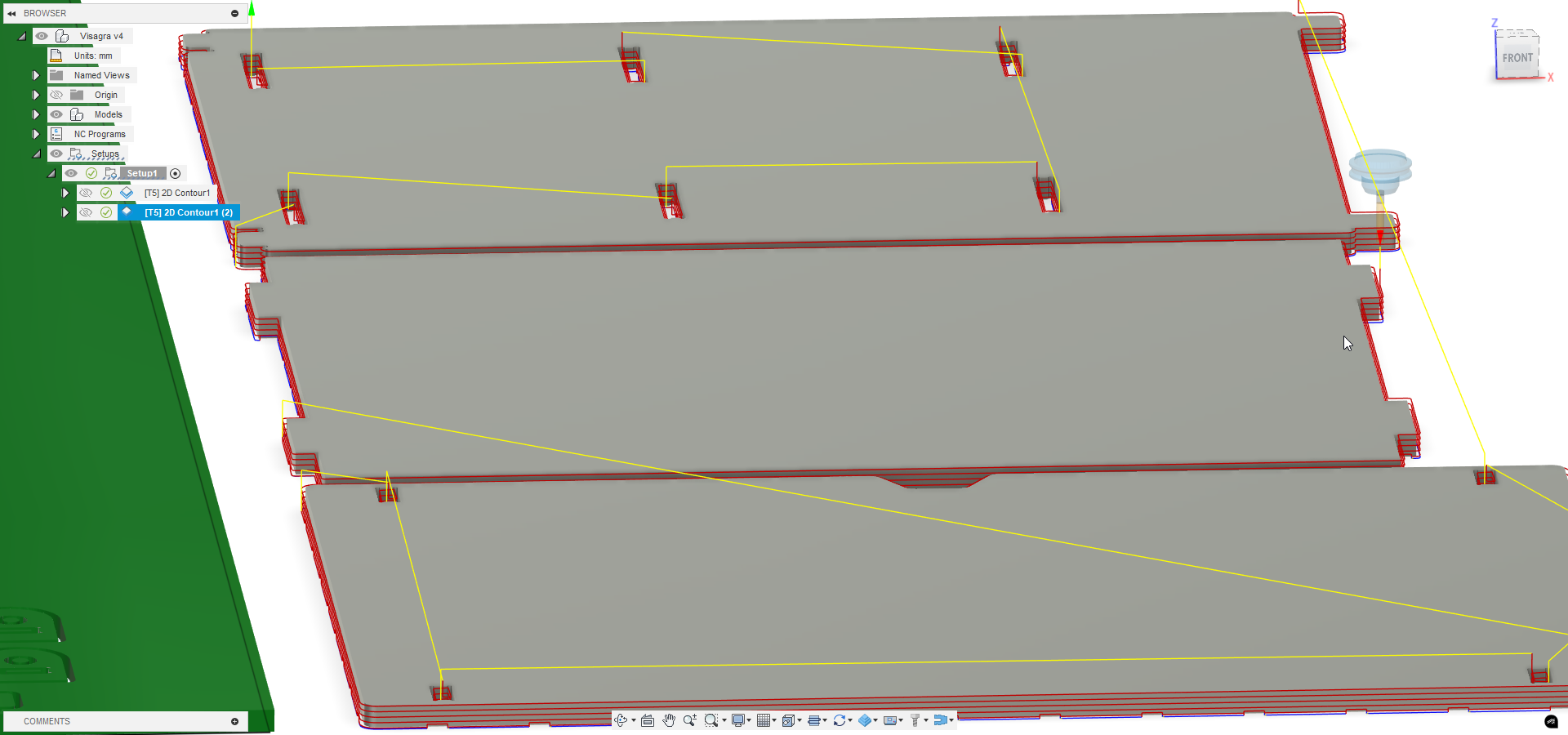 Toolpath preview in Fusion 360