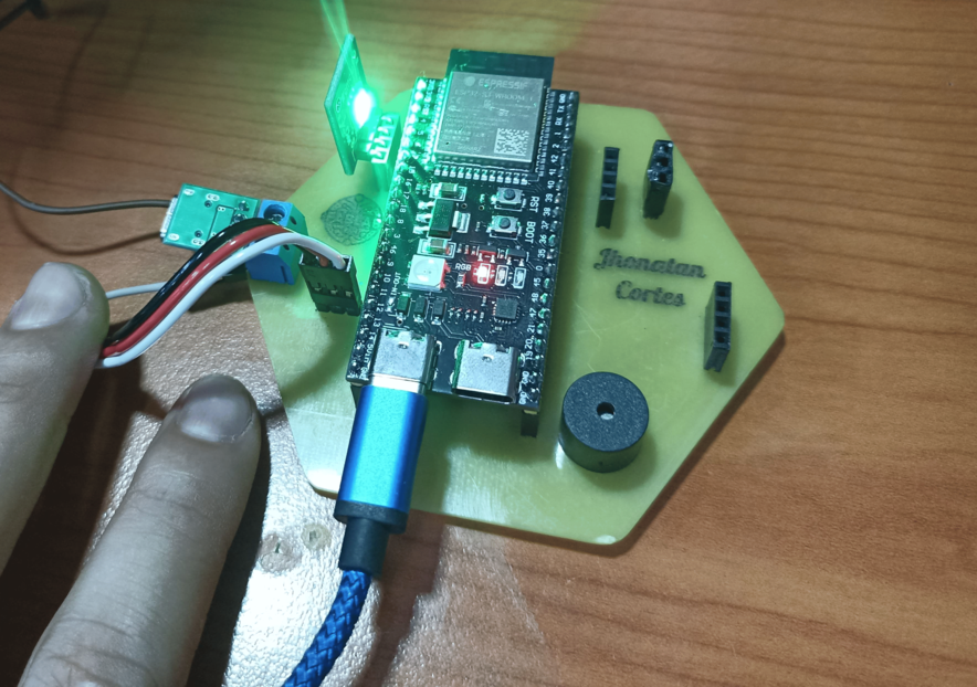 Board power-on and LED test