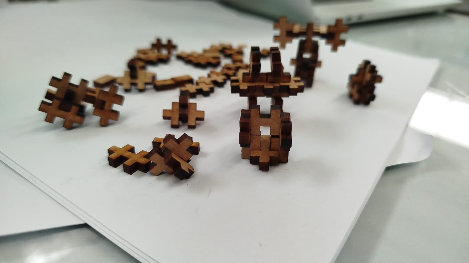 Various assembled shapes