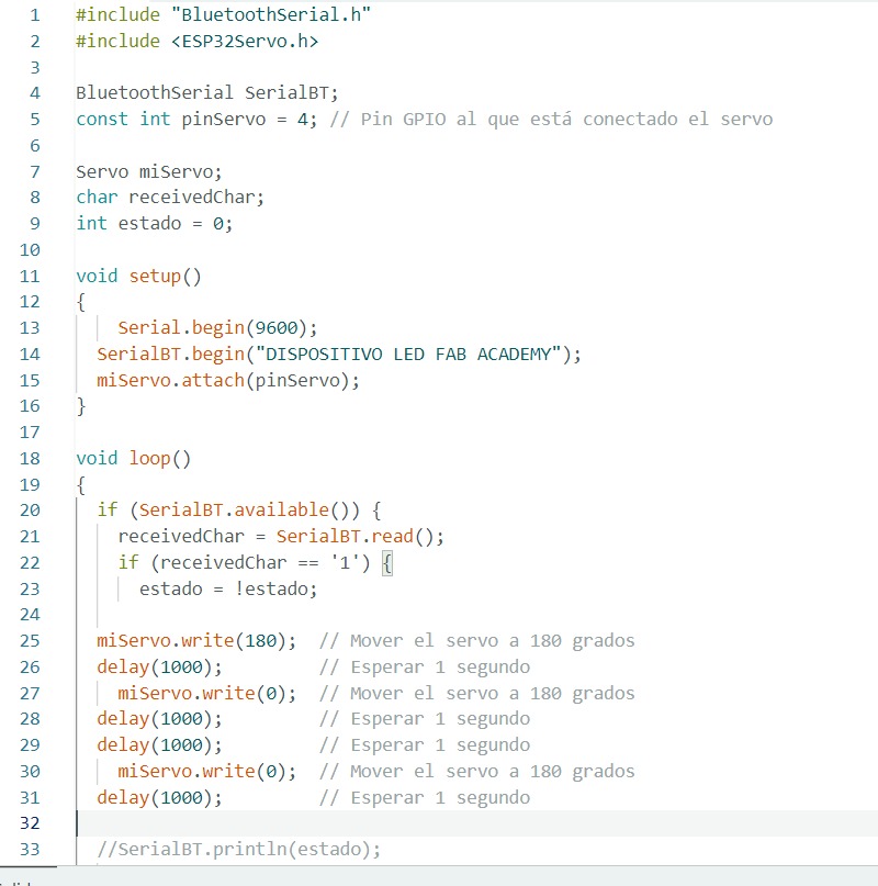 ESP32 Arduino code
