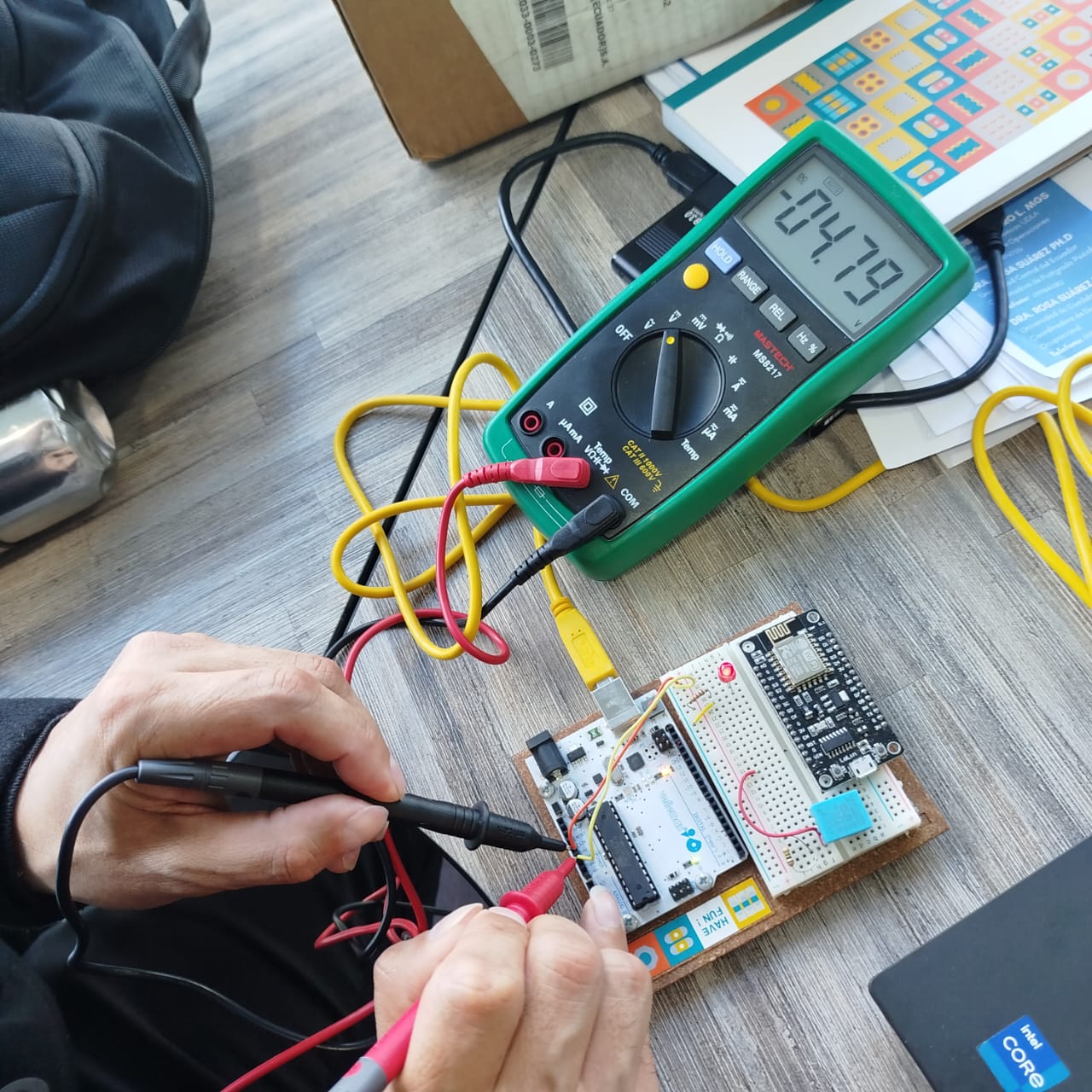 Multimeter reading 0.47V