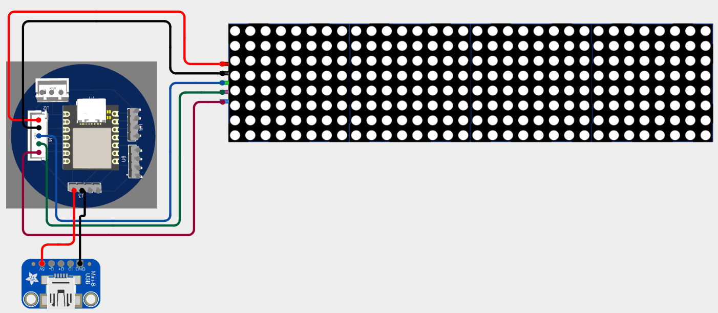 USB Type-C to pin adapter setup for power measurement