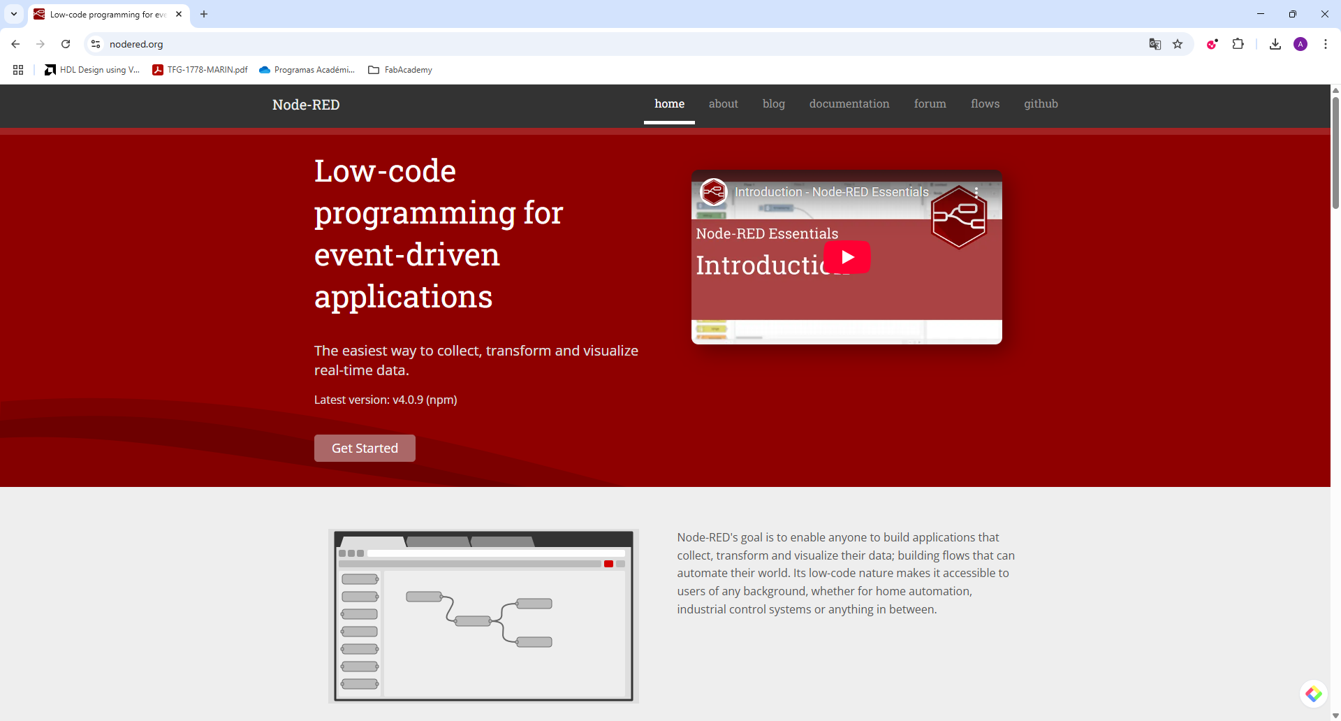 Node-RED flow