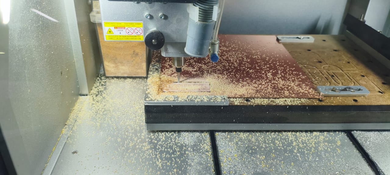 Makera Carvera milling copper board