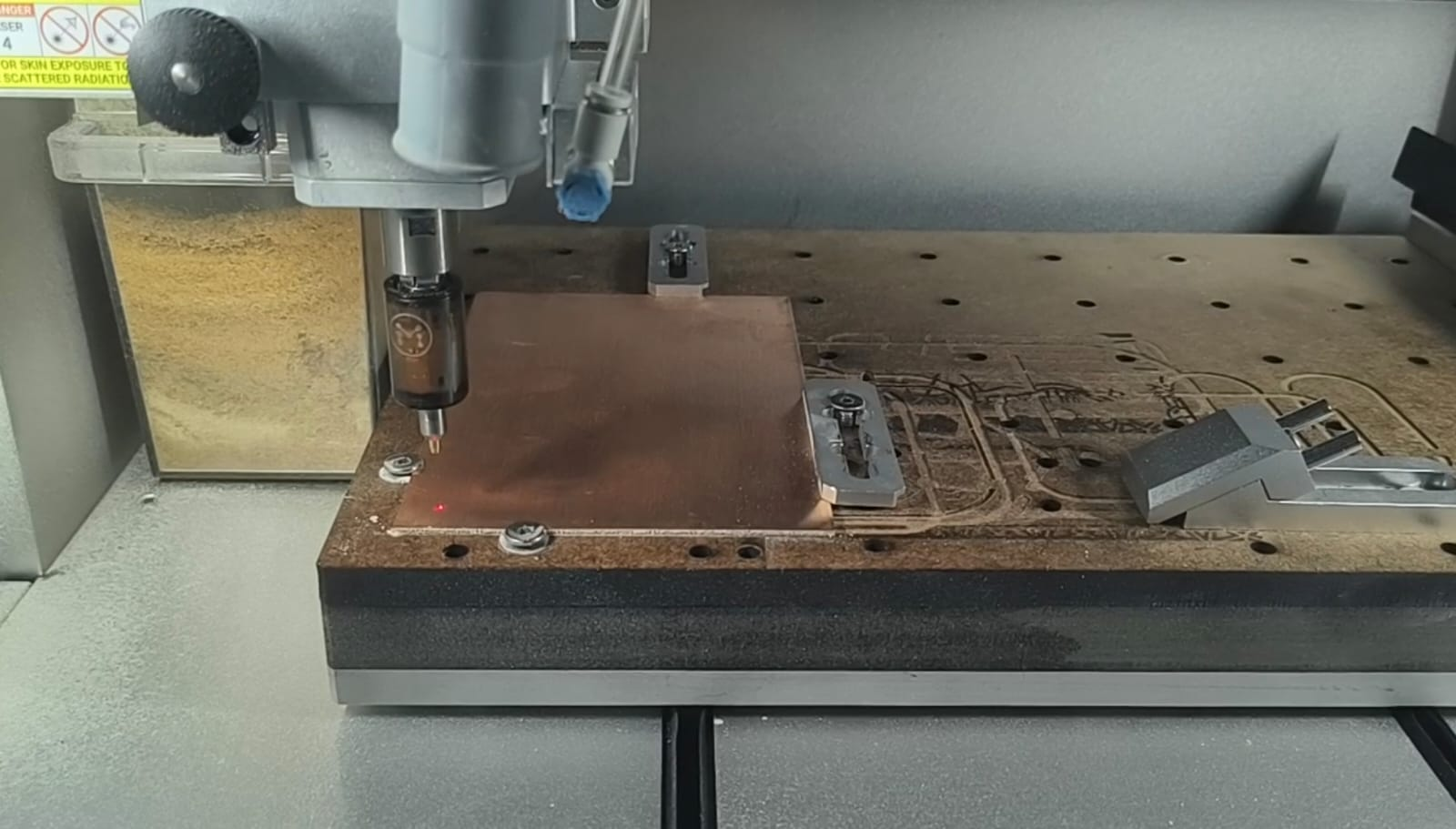 Mounting copper board on Makera