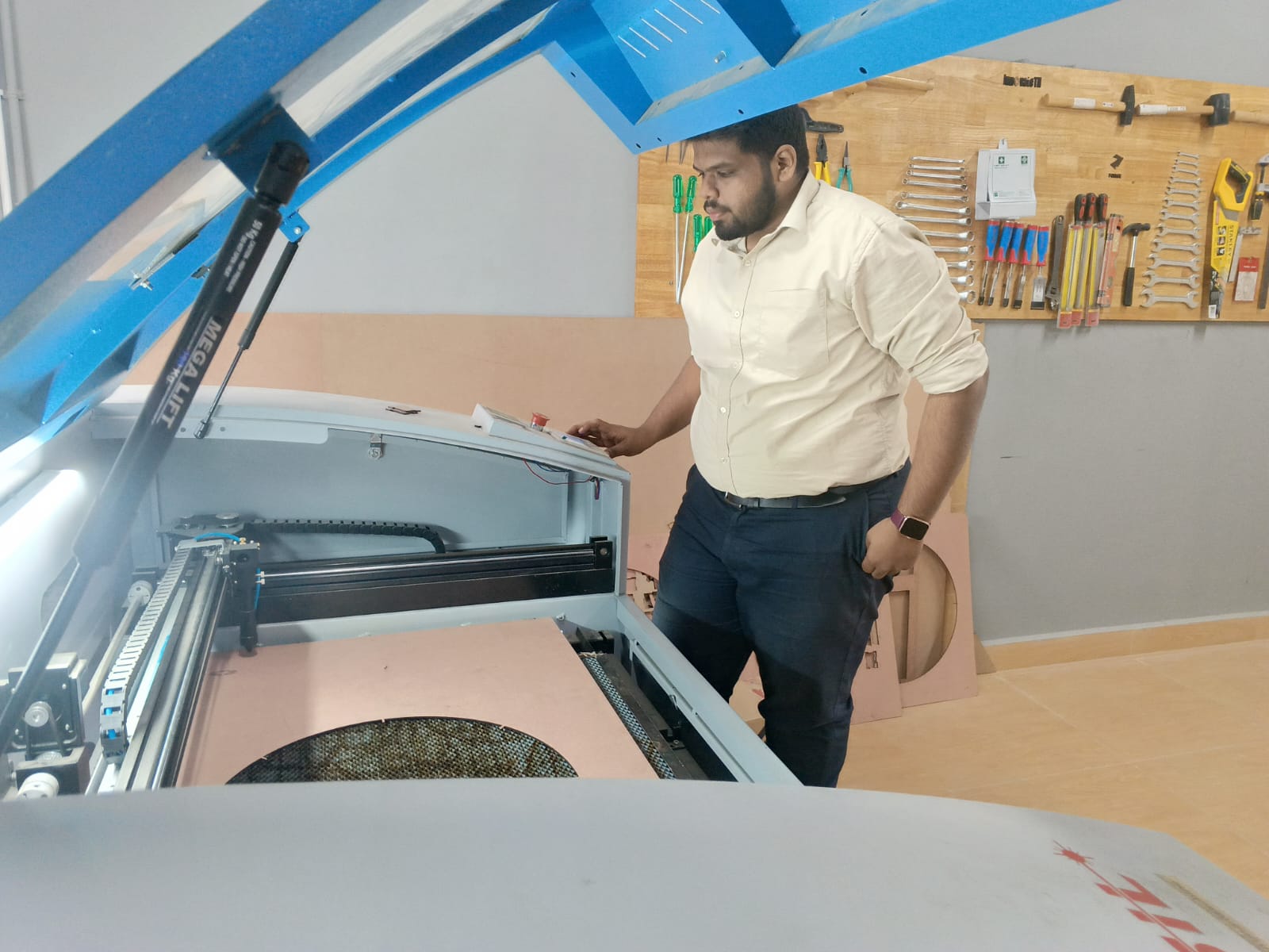 Laser Machine Setup