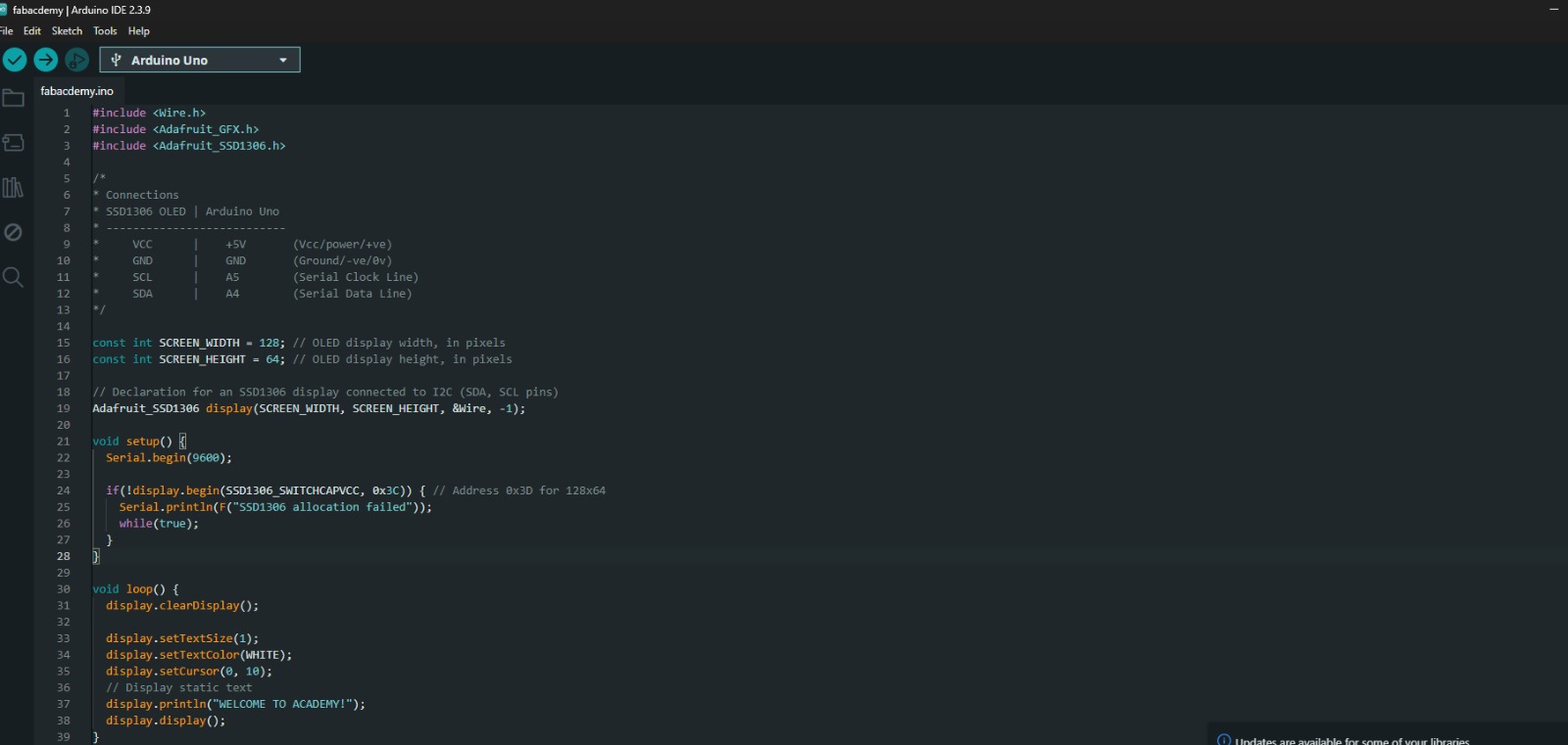 Arduino IDE Program