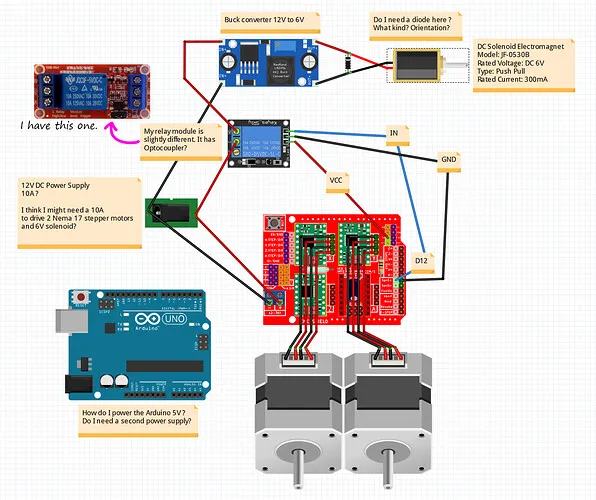 Stepper Motor Wiring