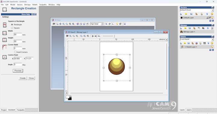 ArtCAM stage 5