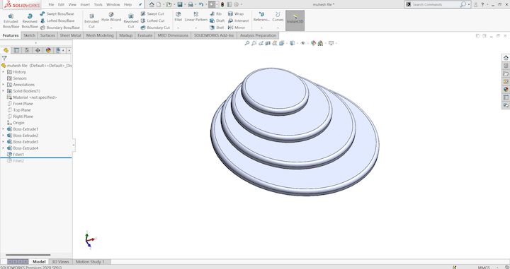 SolidWorks stage 4