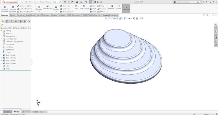 SolidWorks final model