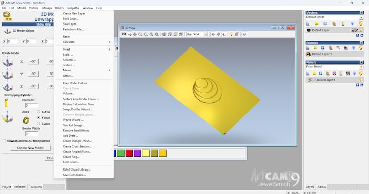 ArtCAM stage 2