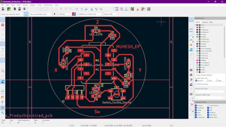 PCB Design using KICAD 10
