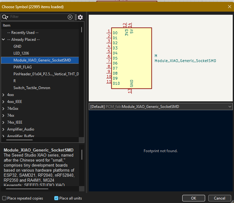 Imported Components in KiCad